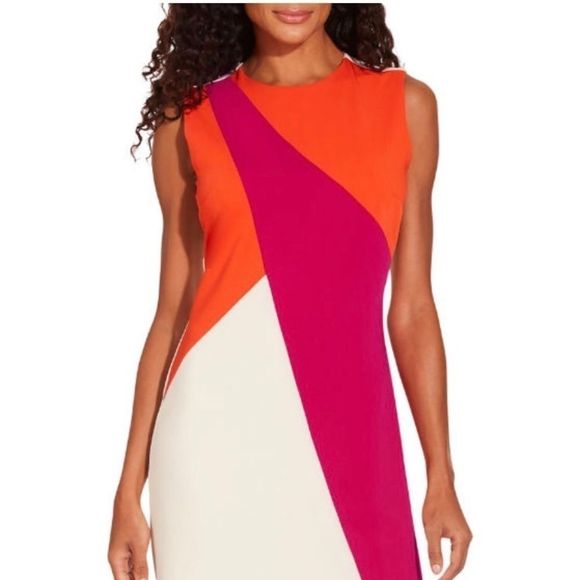 Alexia Admor Color Block Dress NWOT - Picture 3 of 8